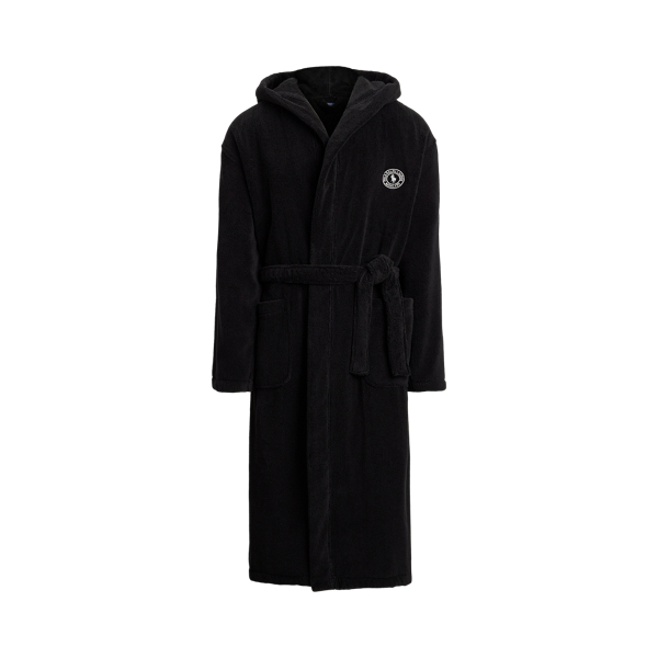 Logo-Embroidered Cotton Terry Robe