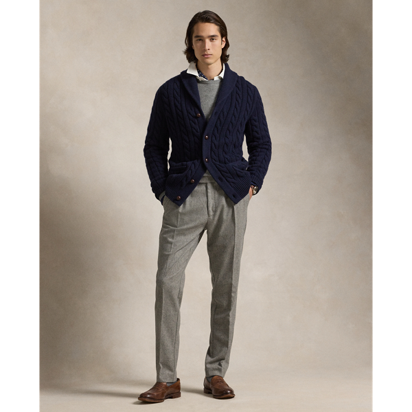 Pleated Wool Flannel Trouser - Polo Ralph Lauren - Modalova