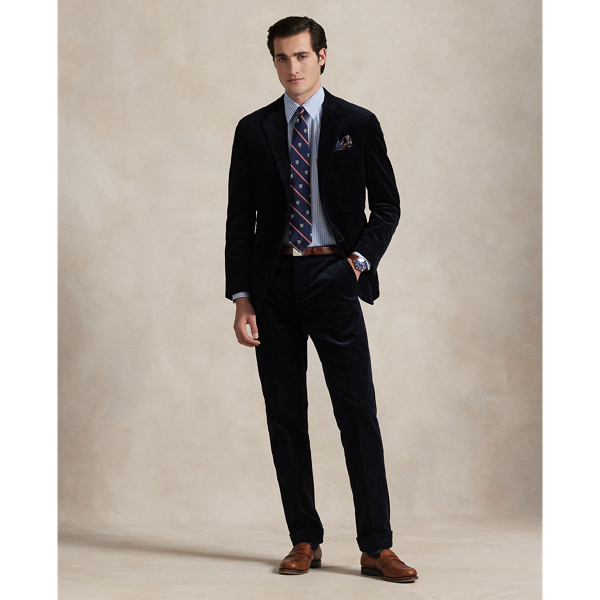 Polo Ralph Lauren Corduroy Suit Trouser In Fall Navy