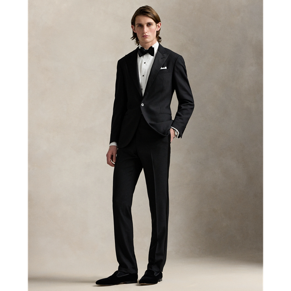 Wool Barathea Tuxedo Trouser - Polo Ralph Lauren - Modalova