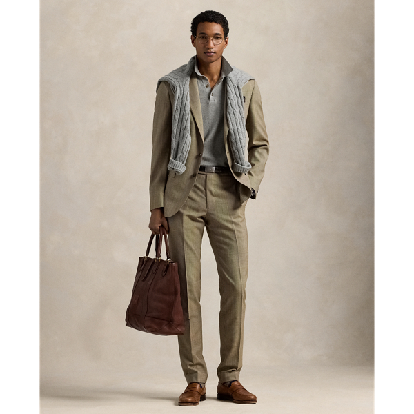 Ralph Lauren Polo Tailored Glen Plaid Wool Suit