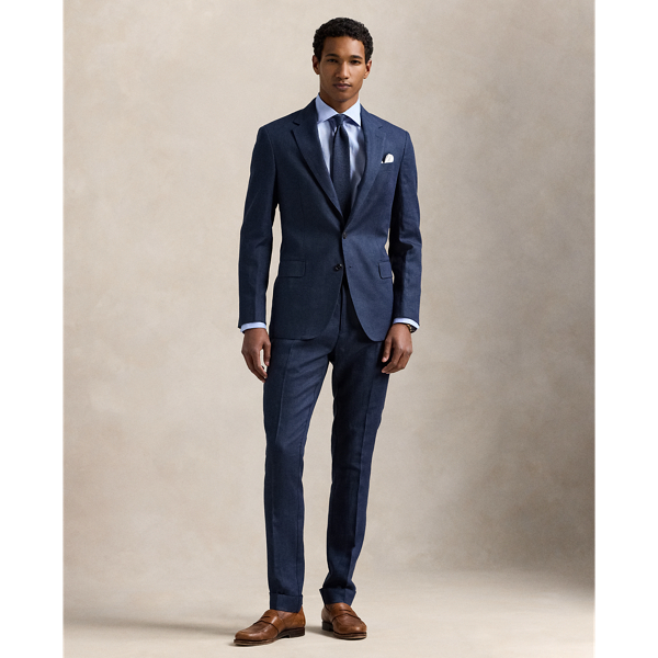 Ralph Lauren Pleated Nailhead Suit Trouser