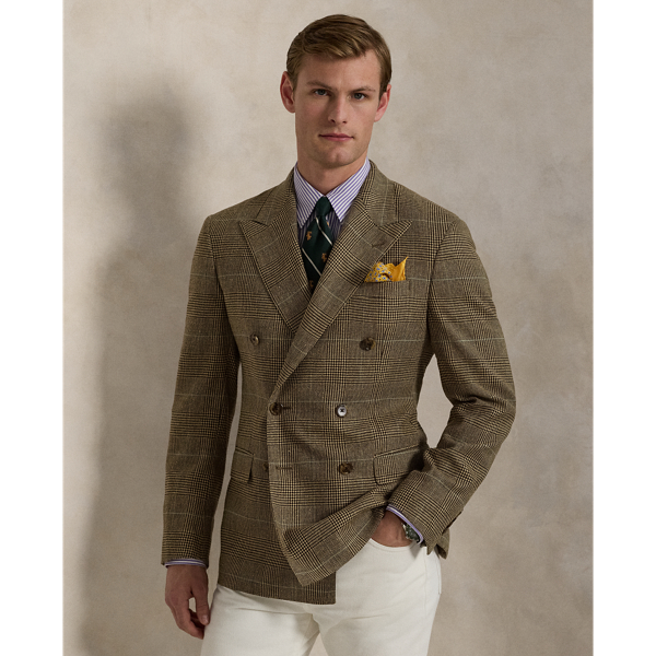Polo Tailored Glen Plaid Suit Jacket - Polo Ralph Lauren - Modalova
