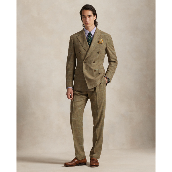 Pantalon prince-de-galles à pinces - Polo Ralph Lauren - Modalova