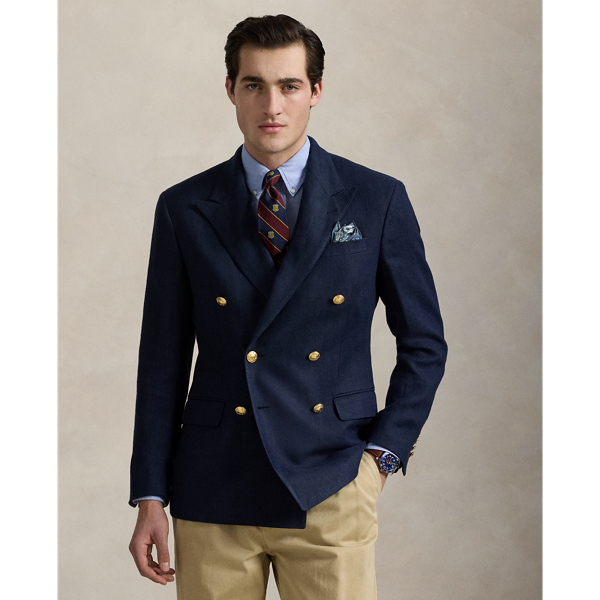 Polo Tailored Linen Dobby Jacket - Polo Ralph Lauren - Modalova