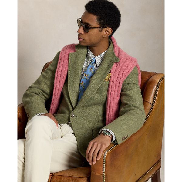 La veste RL67 en tweed texturé - Polo Ralph Lauren - Modalova