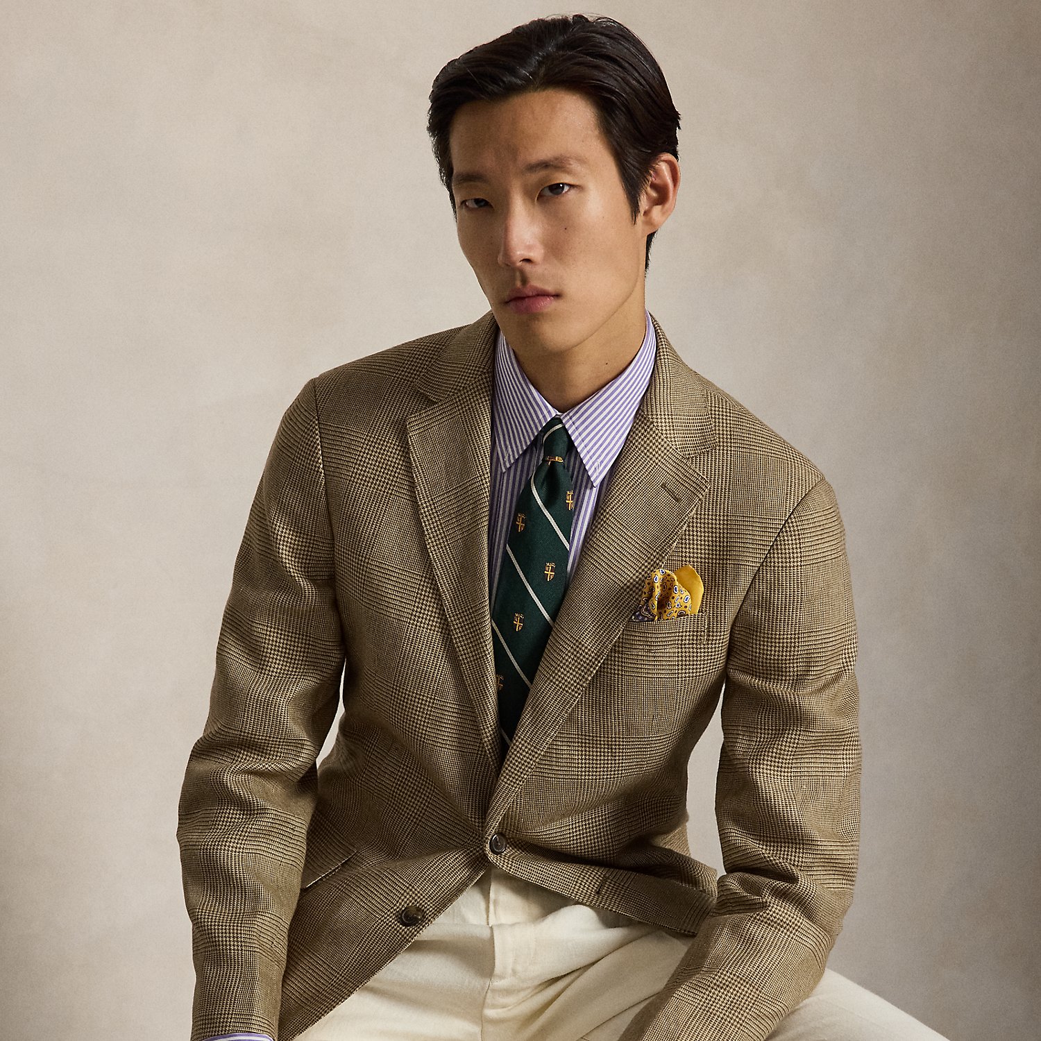 Polo Modern Fit Glen Plaid Blazer