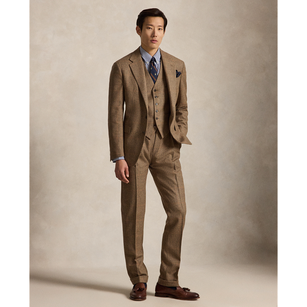 Polo Tailored Glen Plaid 3-Piece Suit