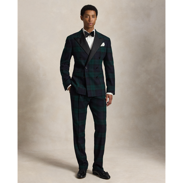 Plaid Tuxedo Trouser