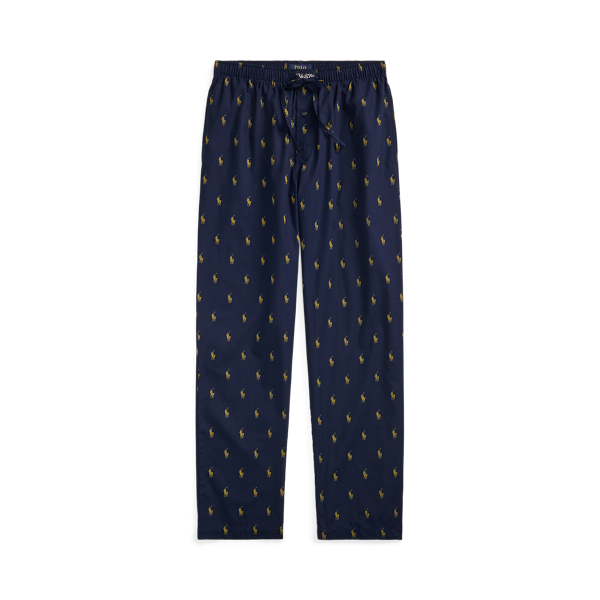 Polo Ralph Lauren Signature Pony Pajama Pant In Cruise Navy