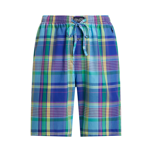 Polo Ralph Lauren Plaid Cotton Pajama Short In Lafayette Plaid