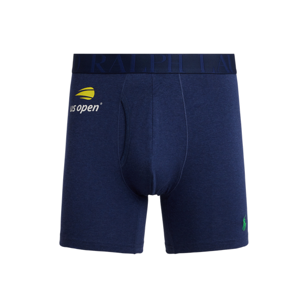 Ralph Lauren Us Open Stretch Cotton-blend Boxer Brief In Blue