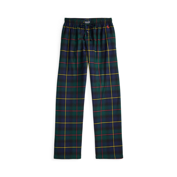 Ralph Lauren Plaid Flannel Pajama Pant In Multi