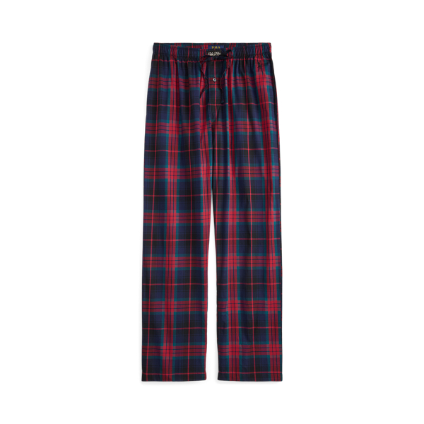 Ralph Lauren Plaid Cotton Pajama Pant In Multi