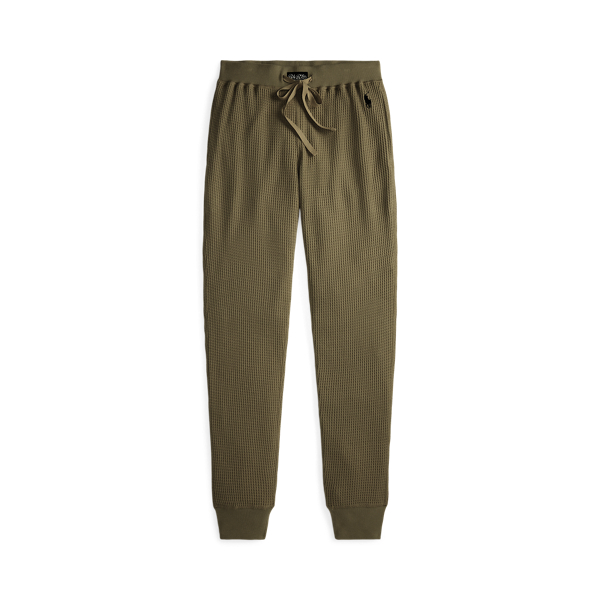 Ralph Lauren Thermal-knit Sleep Jogger In Green