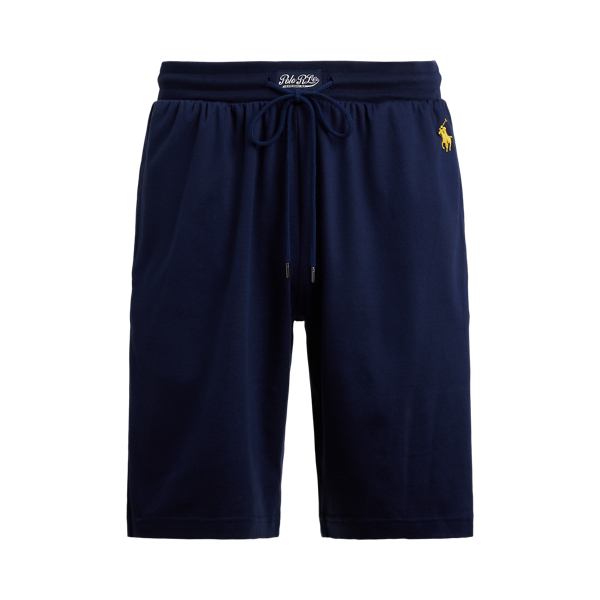 Ralph Lauren Mercerized Cotton Sleep Short In Blue