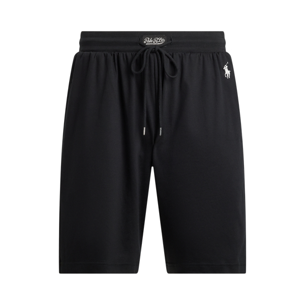 Ralph Lauren Mercerized Cotton Sleep Short In Black