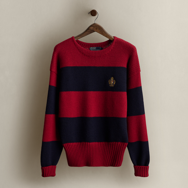Ralph Lauren 1987 Polo Crest Sweater In Multi