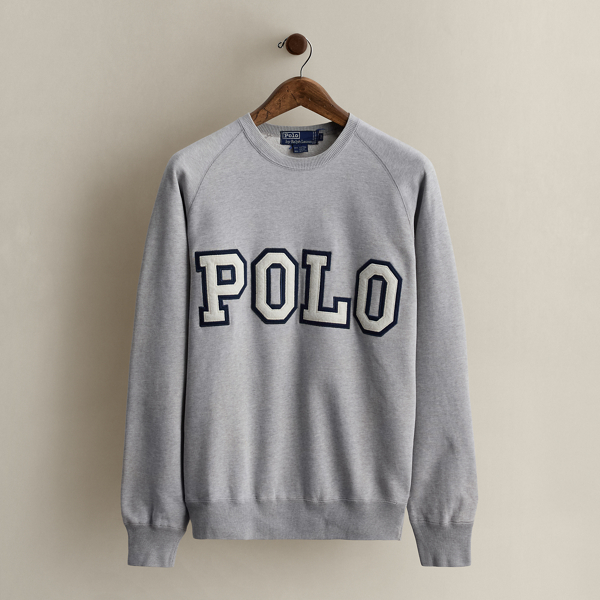 Ralph Lauren 1989 Logo Sweatshirt In Gray