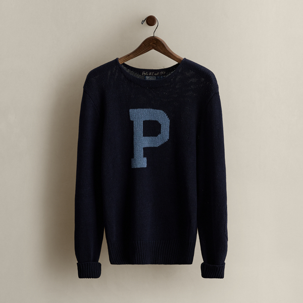 Ralph Lauren 2003 Letter Sweater In Black