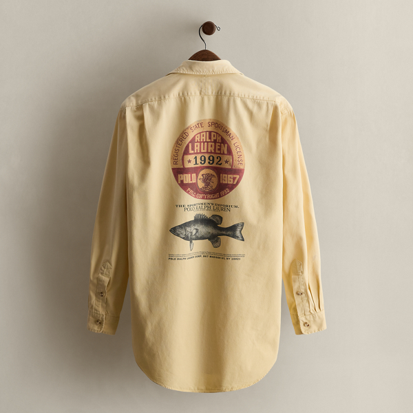 Ralph Lauren 1992 Polo Sportsman Shirt In Brown