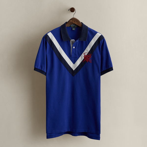 Ralph Lauren C. 2010 Crest Cricket Polo In Blue