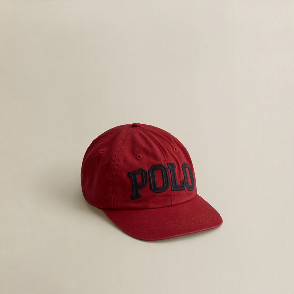Ralph Lauren C. 2000 Appliquéd Ball Cap In Red