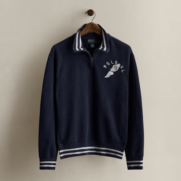 Ralph Lauren C. 2000 Graphic Sweatshirt In Blue