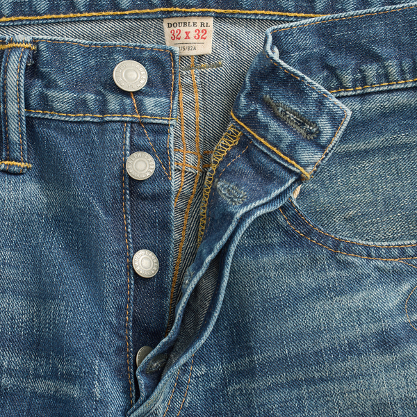Polo Ralph Lauren Men's Jeans Distressed Varick Straight Big
