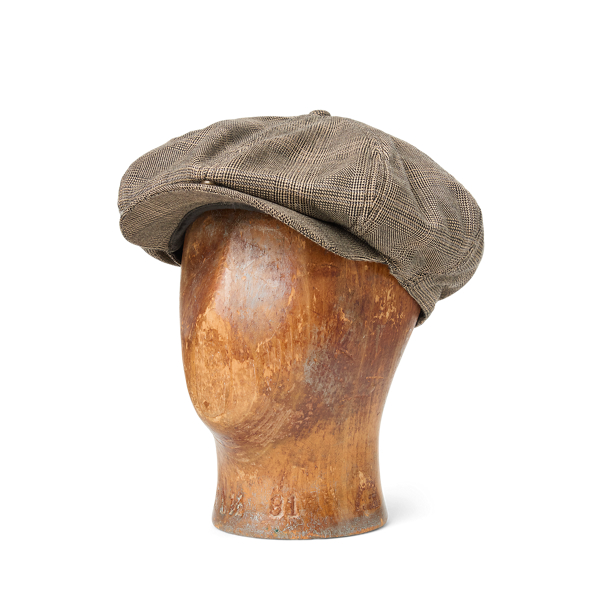 Glen Plaid Wool Twill Newsboy Cap - RRL - Modalova