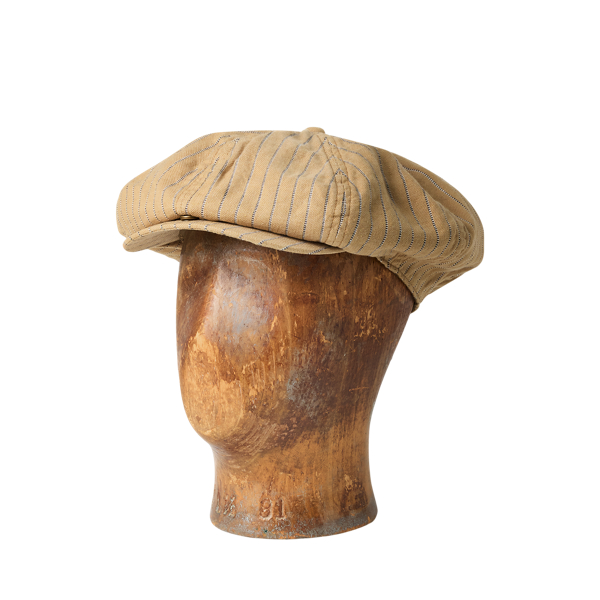 Striped Linen-Cotton Newsboy Cap - RRL - Modalova