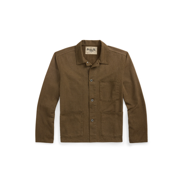 Veste utilitaire rayée en sergé - RRL - Modalova