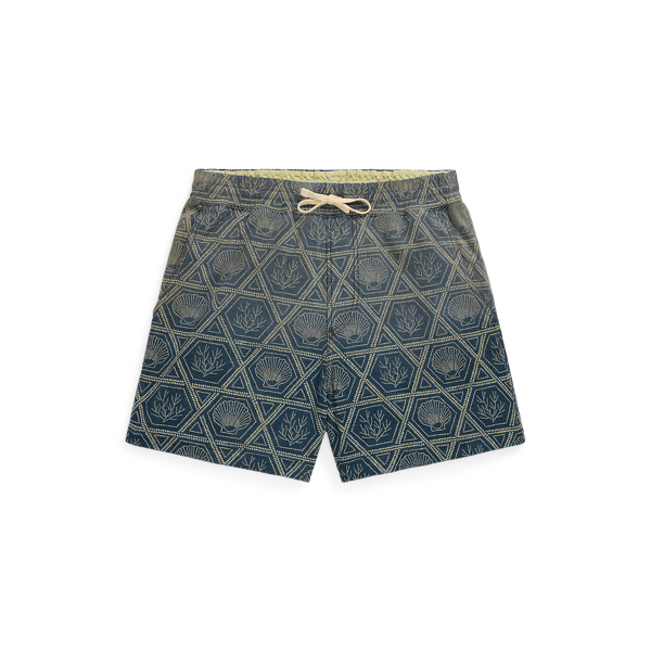 Short en jersey indigo motif coquillages - RRL - Modalova