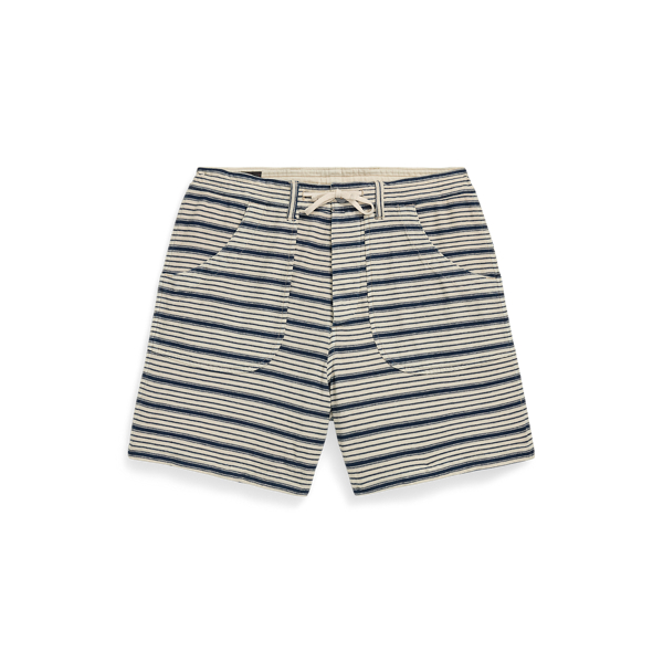 Short en jersey rayé indigo - RRL - Modalova