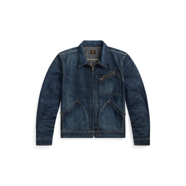 Leyton Indigo Denim Jacket - RRL - Modalova