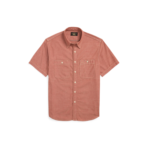 Selvedge-Detailed Chambray Workshirt - RRL - Modalova