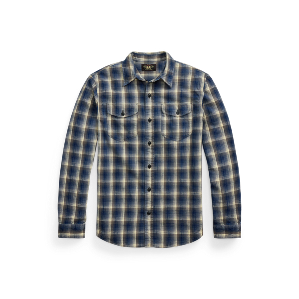 Chemise workwear écossaise tissée - RRL - Modalova