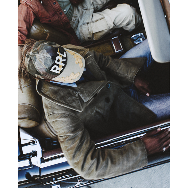 Textured Cotton Peacoat