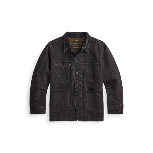 Giacca Denim Ralph Lauren con Collo in Velluto