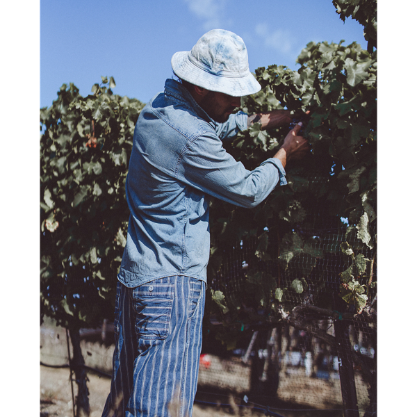 Indigo Denim Bucket Hat