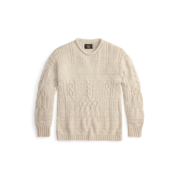 Cable-Knit Roll Neck Jumper
