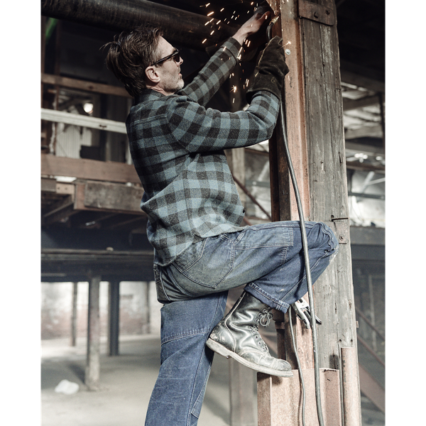 Engineer Fit Panelled Carpenter Trouser