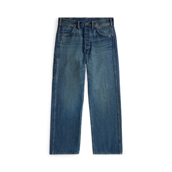 Vintage 5-Pocket Jacquard Denim Jean