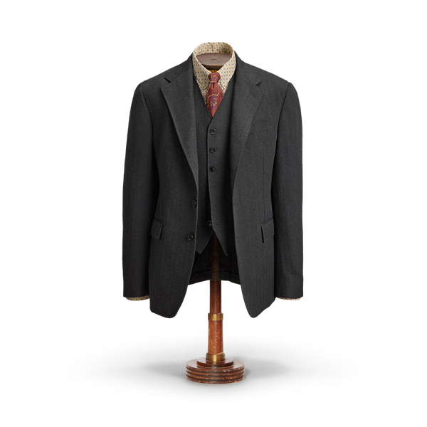 Jaspé Herringbone Suit Jacket