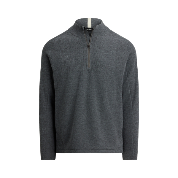 Polo Ralph Lauren Ralph Lauren Performance Quarter-zip Sweater In Gray