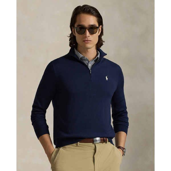 This jumper is finely knit with COOLMAX fibres to help keep you cool, dry and comfortable. It is embroidered with both our RLX logo and signature Pony.