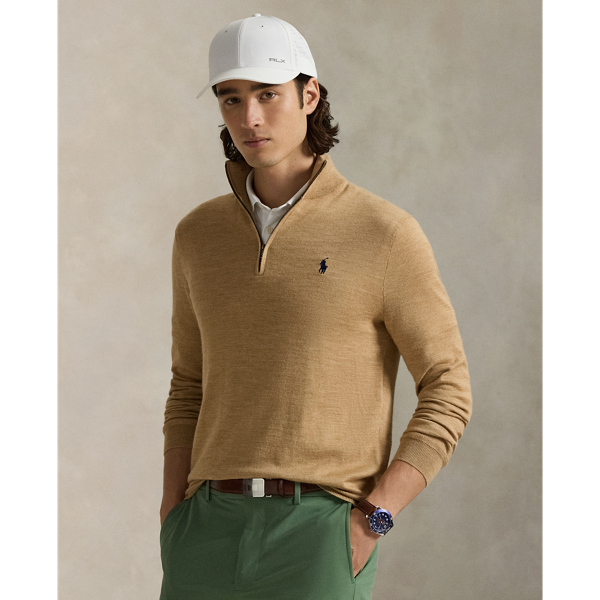 This jumper is finely knit with COOLMAX fibres to help keep you cool, dry and comfortable. It is embroidered with both our RLX logo and signature Pony.