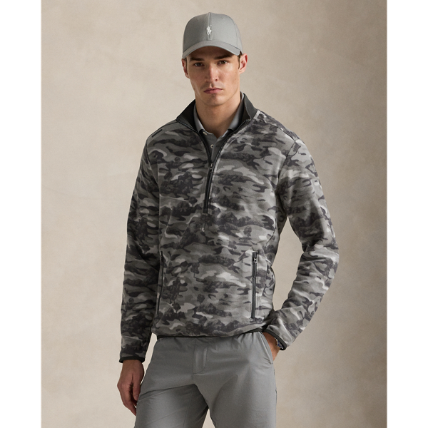 Pull camouflage golf en molleton gratté - RLX - Modalova