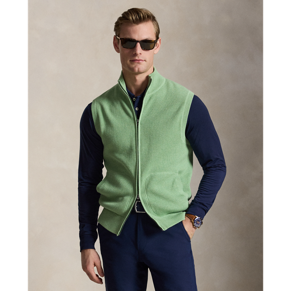 Performance Full-Zip Sleeveless Jumper