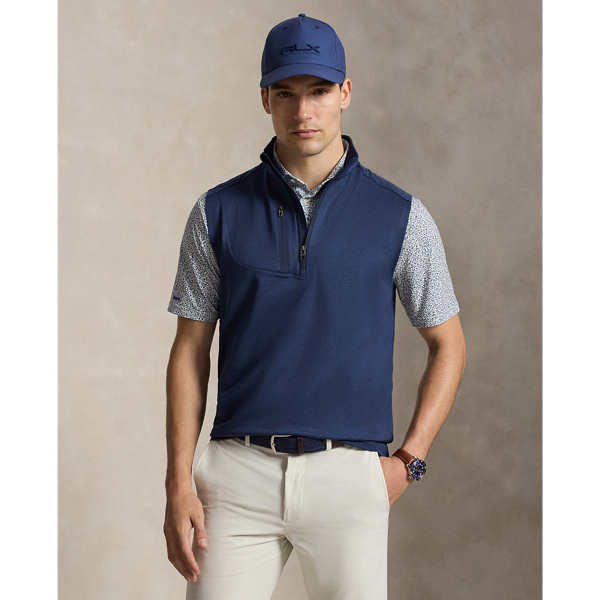 Stretch Jersey Quarter-Zip Gilet